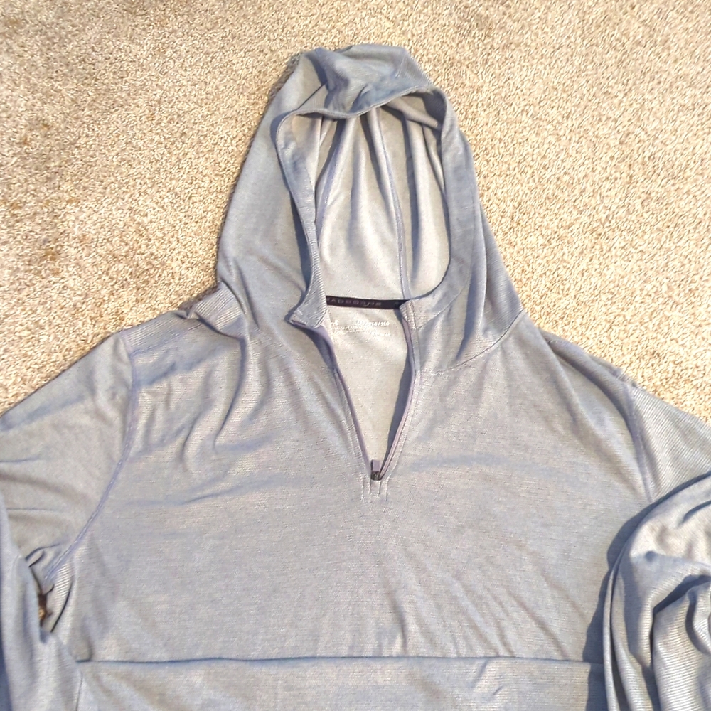 Gray 2x under armor hoodie